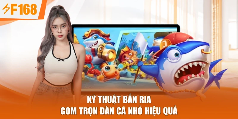 Kỹ thuật bắn ria gom trọn đàn cá nhỏ hiệu quả