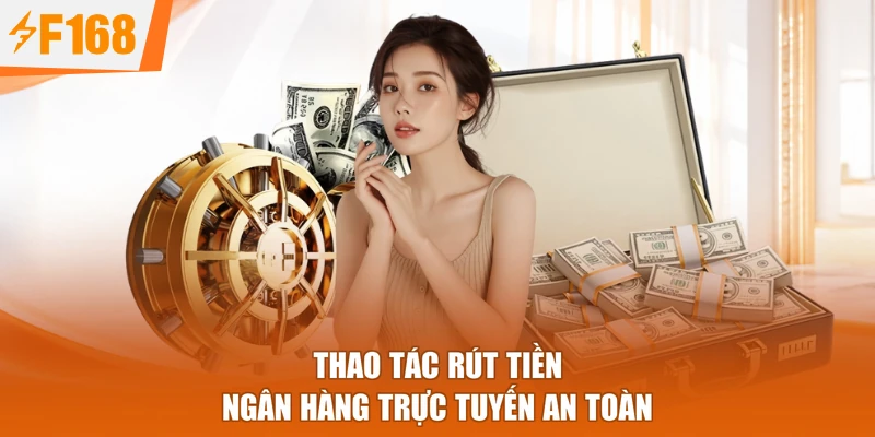 Thao tác Rút Tiền ngân hàng trực tuyến an toàn